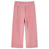 VidaXL Pantalon enfant 92 velours côtelé Rose clair