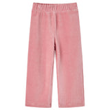 VidaXL Pantalon enfant 104 velours côtelé Rose clair