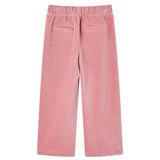 VidaXL Pantalon enfant 116 velours côtelé Rose clair