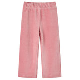 VidaXL Pantalon enfant 128 velours côtelé Rose clair