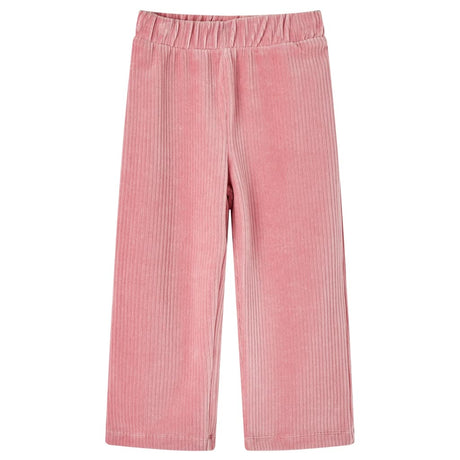 VidaXL Pantalon enfant 128 velours côtelé Rose clair