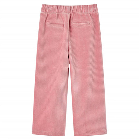 VidaXL Pantalon enfant 128 velours côtelé Rose clair