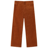VidaXL Pantalon enfant 92 velours côtelé cognac