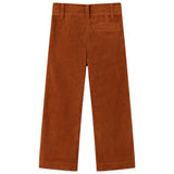 VidaXL Pantalon enfant 104 velours côtelé couleur cognac