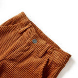 VidaXL Pantalon enfant 140 velours côtelé couleur cognac