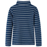 VidaXL Chemise enfant à manches longues 92 bleu marine