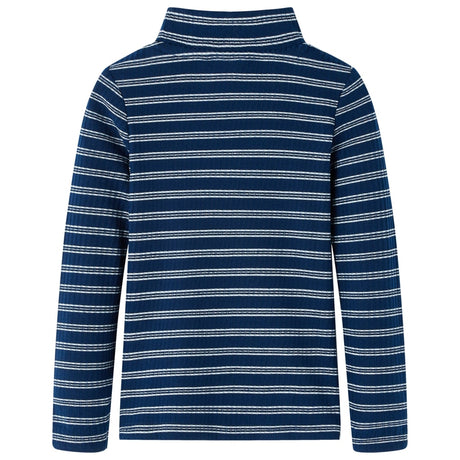 VidaXL Chemise enfant à manches longues 140 bleu marine