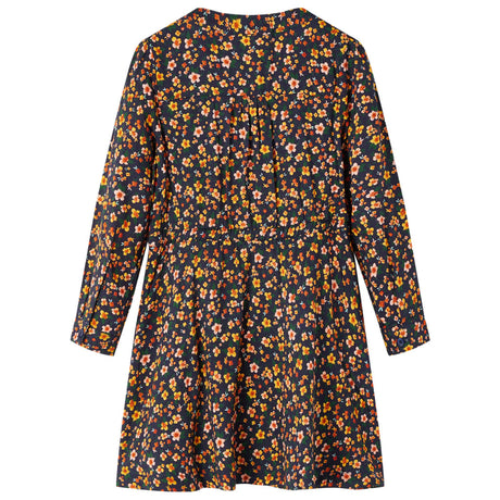VidaXL Robe enfant à manches longues 92 bleu marine