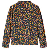 VidaXL Chemise enfant à col officier 116 bleu marine