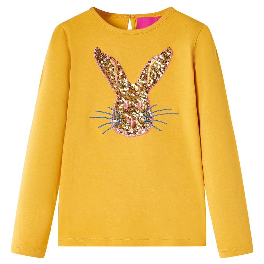 VidaXL Chemise enfant à manches longues 92 ocre
