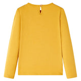 VidaXL Chemise enfant à manches longues 92 ocre