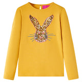 VidaXL Chemise enfant à manches longues 104 ocre