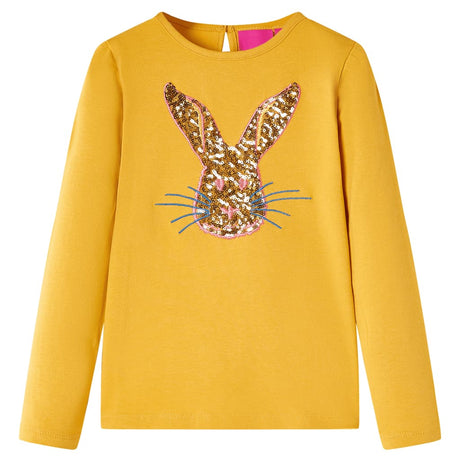 VidaXL Chemise enfant à manches longues 116 ocre