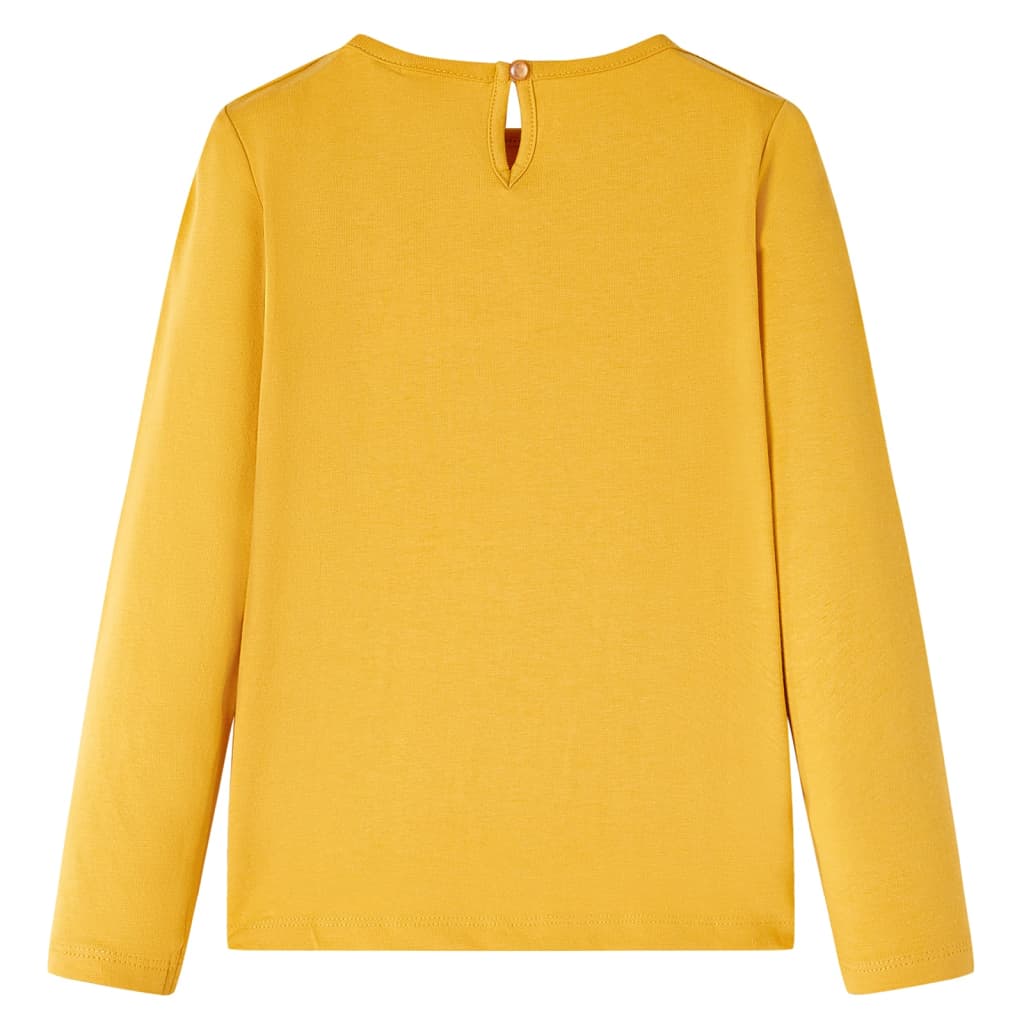 VidaXL Chemise enfant à manches longues 140 ocre