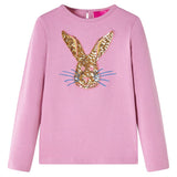 VidaXL Chemise enfant à manches longues 92 rose marron