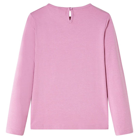 VidaXL Chemise enfant à manches longues 92 rose marron