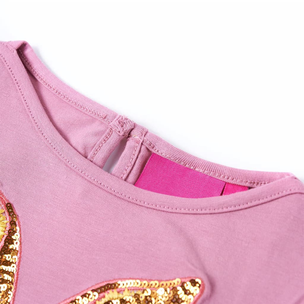 VidaXL Chemise enfant à manches longues 92 rose marron