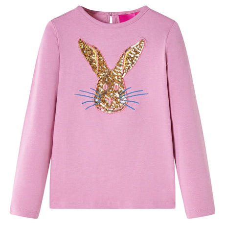 VidaXL Chemise enfant à manches longues 104 rose marron