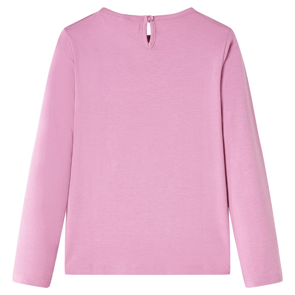 VidaXL Chemise enfant à manches longues 104 rose marron