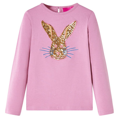 VidaXL Chemise enfant à manches longues 116 rose marron