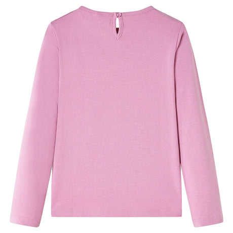 VidaXL Chemise enfant à manches longues 116 rose marron