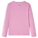 VidaXL Chemise enfant à manches longues 140 rose marron
