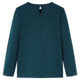 VidaXL Chemise enfant à manches longues 104 vert foncé