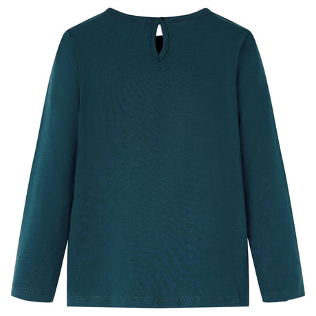 VidaXL Chemise enfant à manches longues 104 vert foncé