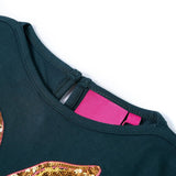 VidaXL Chemise enfant à manches longues 116 vert foncé