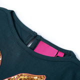 VidaXL Chemise enfant à manches longues 140 vert foncé