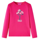 VidaXL Chemise enfant à manches longues 92 rose vif