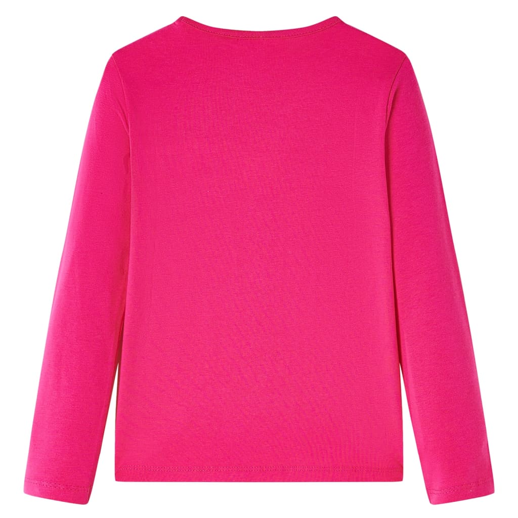 VidaXL Chemise enfant à manches longues 92 rose vif
