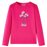 VidaXL Chemise enfant à manches longues 104 rose vif
