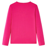 VidaXL Chemise enfant à manches longues 104 rose vif