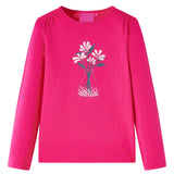 VidaXL Chemise enfant à manches longues 116 rose vif