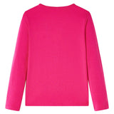 VidaXL Chemise enfant à manches longues 116 rose vif