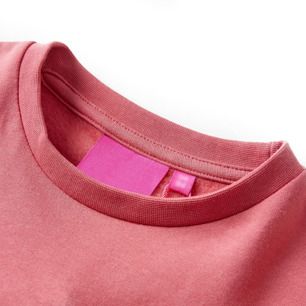 VidaXL Pull enfant color block 104 rose et henné