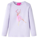 VidaXL Chemise enfant à manches longues 104 lilas clair