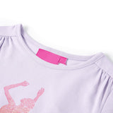 VidaXL Chemise enfant à manches longues 140 lilas clair