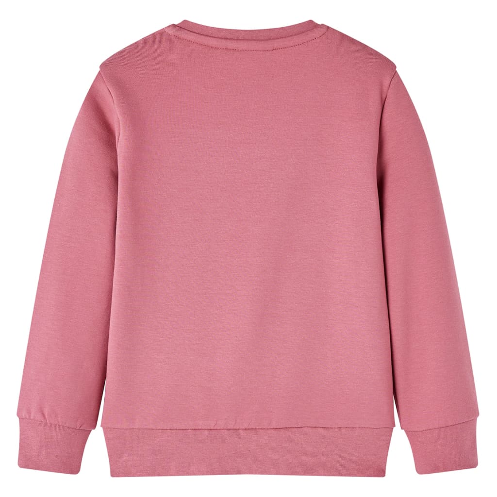 VidaXL pull enfant velours patchwork 128 couleur framboise