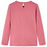 VidaXL Chemise enfant à manches longues 140 vieux rose