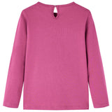 VidaXL Chemise enfant à manches longues 92 couleur framboise