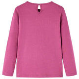 VidaXL Chemise enfant à manches longues 140 couleur framboise
