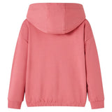 VidaXL Pull enfant à capuche 92 vieux rose