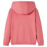 VidaXL Pull enfant à capuche 116 vieux rose