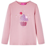 VidaXL Chemise enfant à manches longues 104 rose clair