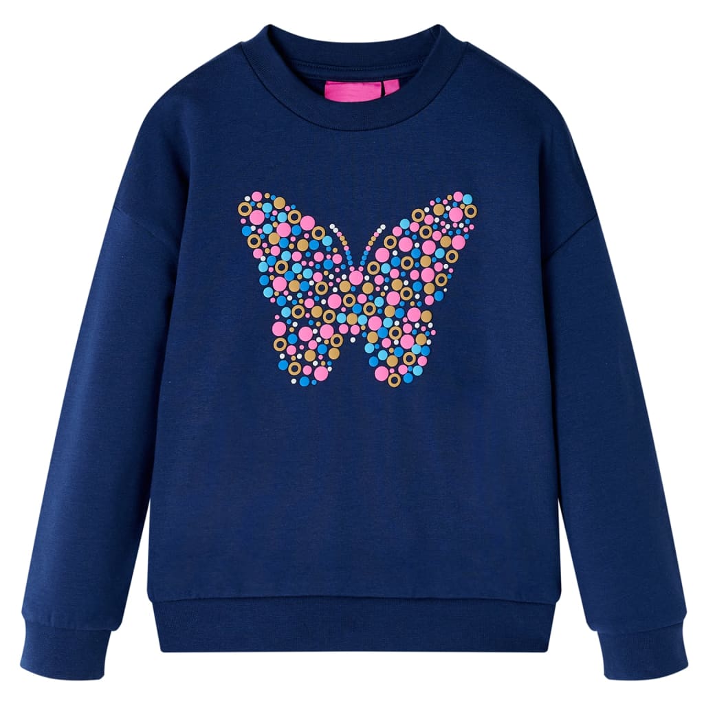 VidaXL Pull enfant 128 bleu marine
