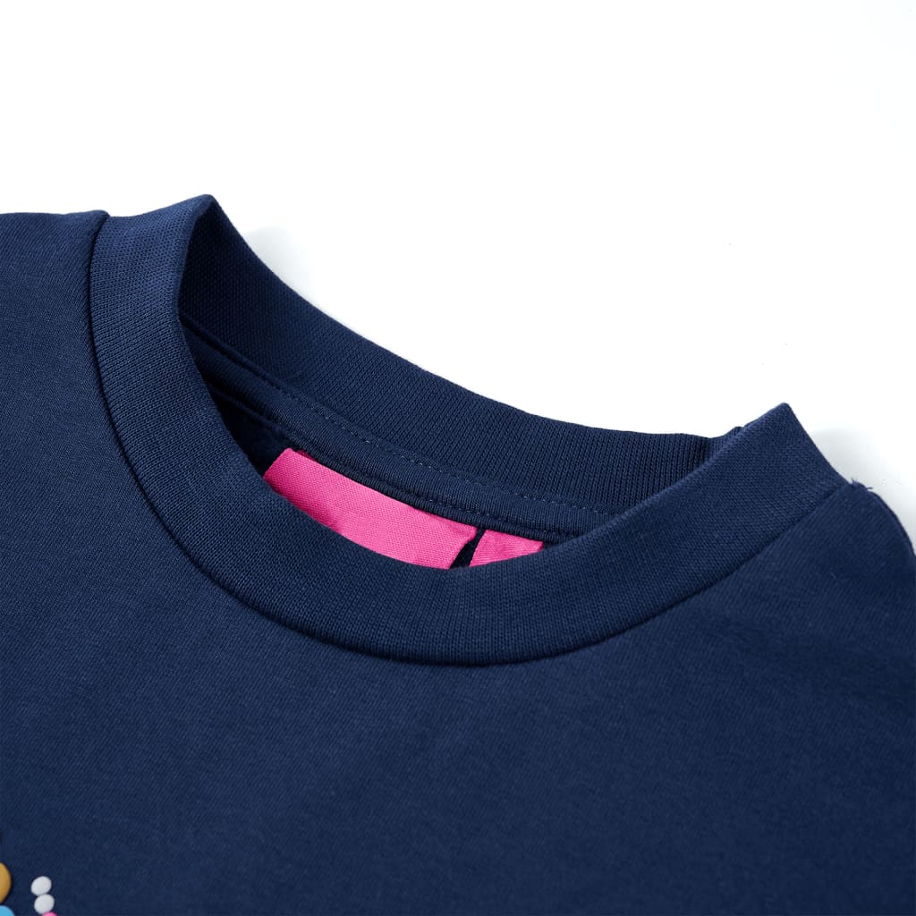 VidaXL Pull enfant 128 bleu marine