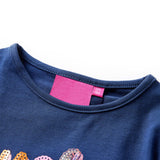 VidaXL Chemise enfant à manches longues 92 bleu marine