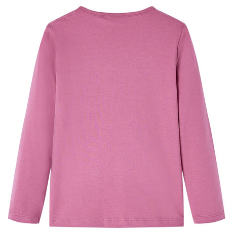 VidaXL Chemise enfant à manches longues 92 couleur framboise